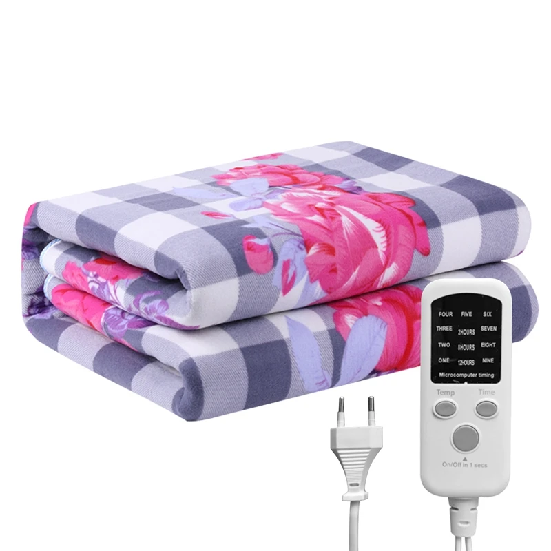 1.8X1.2M Electric Heated Blanket Thicker Heating Blanket Thermostat Carpet For Winter Warmer Sheets 220V EU Plug