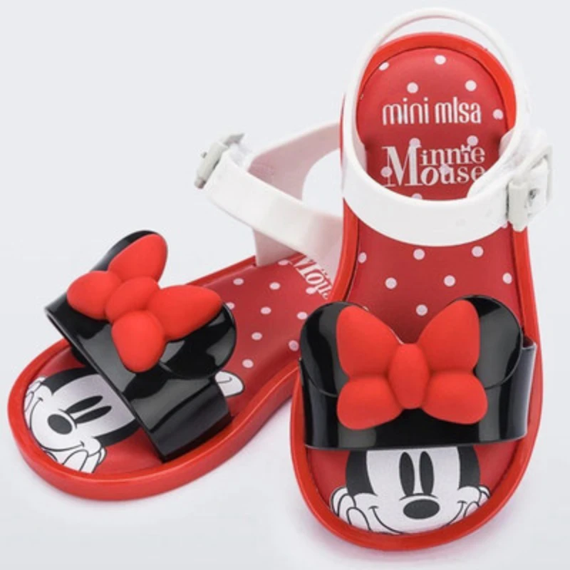 Новинка 2021 детская обувь Mini Melissa сандалии-желе с Микки Маусом и Минни Симпатичные