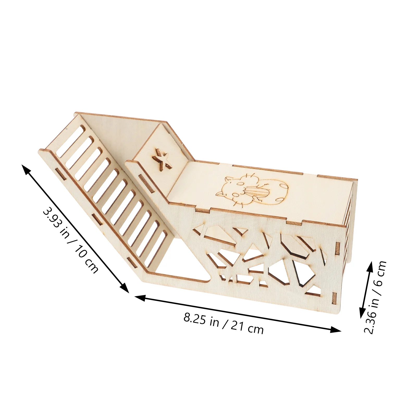 Маленький деревянный домик для хомяка морской свинки убежище восхождение