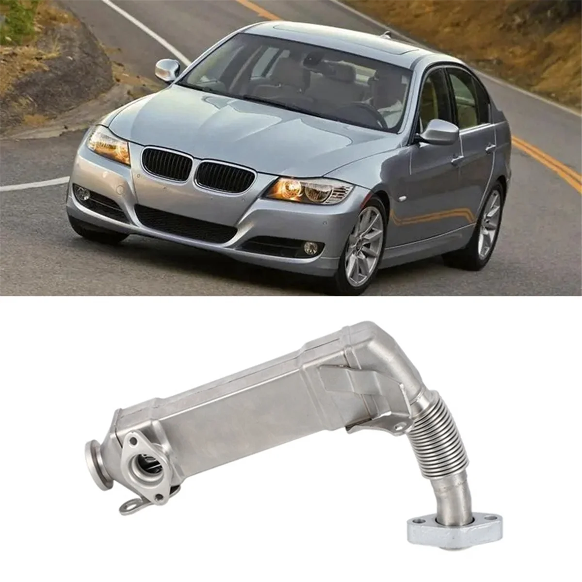 11717790065 рециркулятор EGR автомобильный радиатор для BMW E90 E91 E87 330D 335D E60 320D