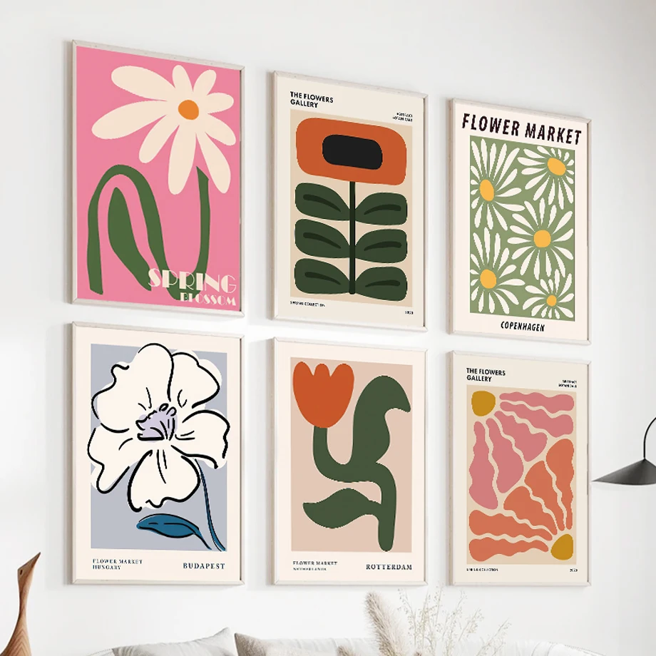 Настенные художественные постеры с абстрактными принтами размеры в