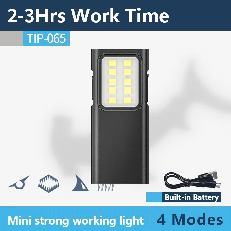 

Мини-фонарик EDC G144-A USB-зарядный