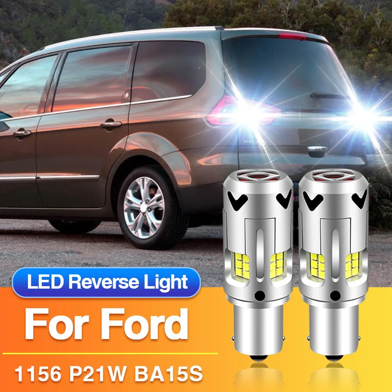 Фото 2×1156 светодиодные лампы заднего хода BA15S P21W для Ford Ranger/S B C-Max I/EcoSport/Escort/Fiesta/Focus MK1 MK2/Galaxy/Mondeo MK1 MK2 MK4 №1