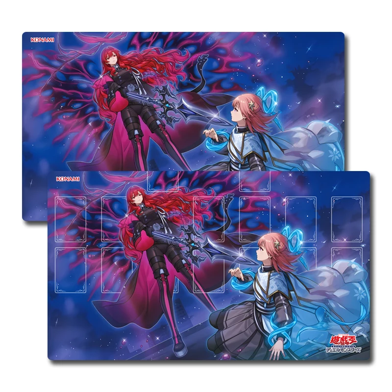 Фото Игровой коврик Yugioh Exosisters Bat Mater Yu-Gi-Oh! TCG OCG Коллекционные карточные игры Коврик Duel Plate Резиновый коврик для карт Коврик для мыши №1