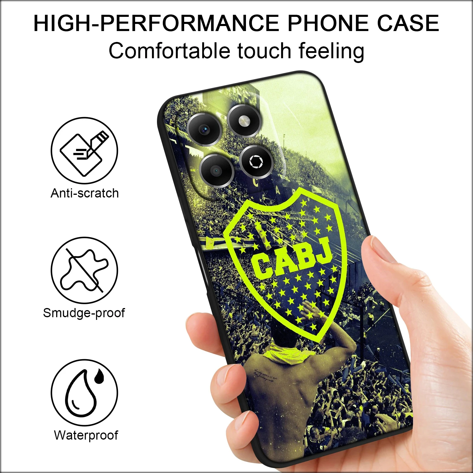 Фото Мягкий силиконовый чехол A1 B-Boca Juniors для Mate 10 20 Lite Pro Nova 2i 3 3i 4E 5T 7 SE №5
