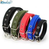 adjustable nylon dog collars pet neck strap safety small and big dogs cat neck ring for teddy pitbull bulldog beagle pet product