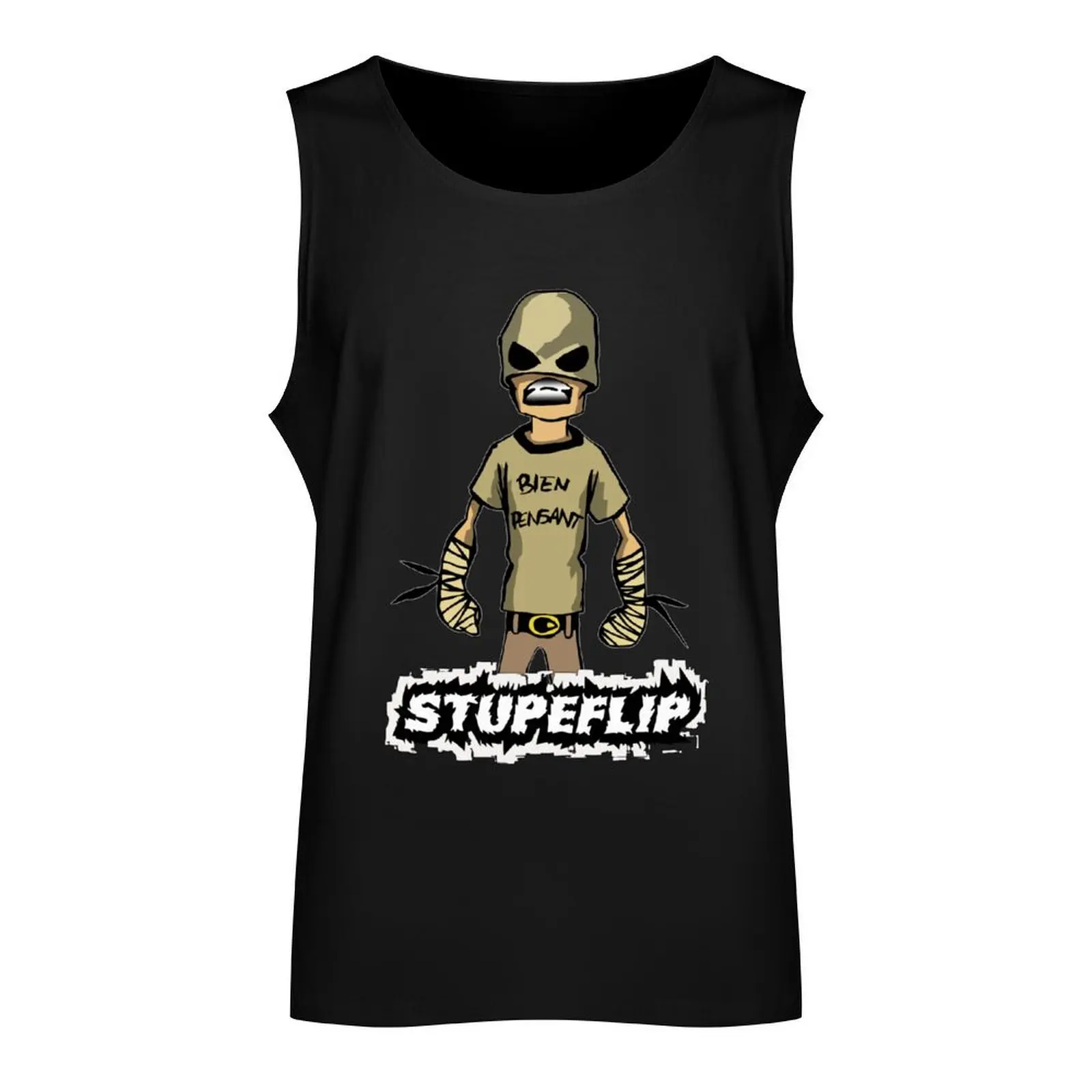 Мужская майка для спортзала stupeflip Down с последовательностью спортивная одежда