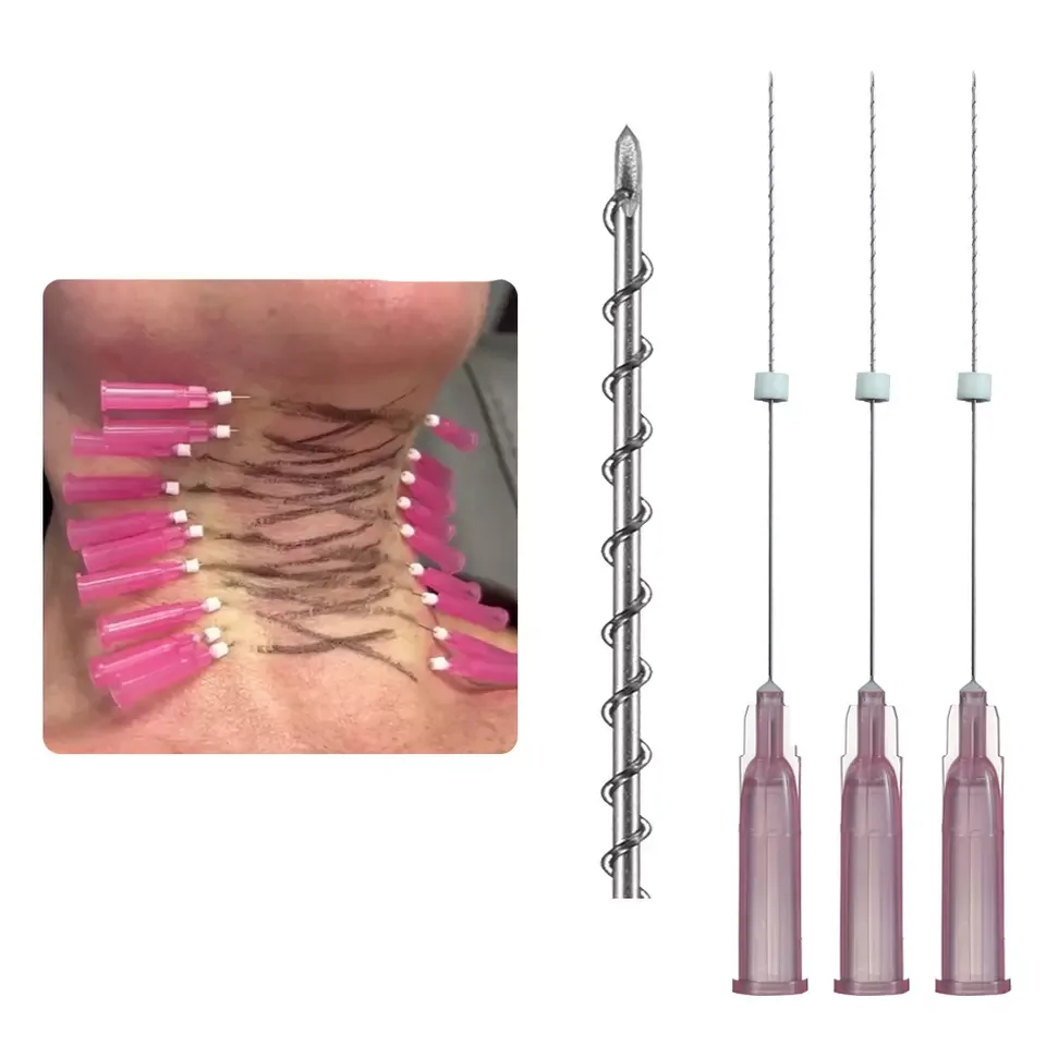 

20 Pcs Beauty Lifting Pdo Pcl Plla Mono Screw Threads Hilos Tensores Korean Facial Breast Filling Pdo Wire