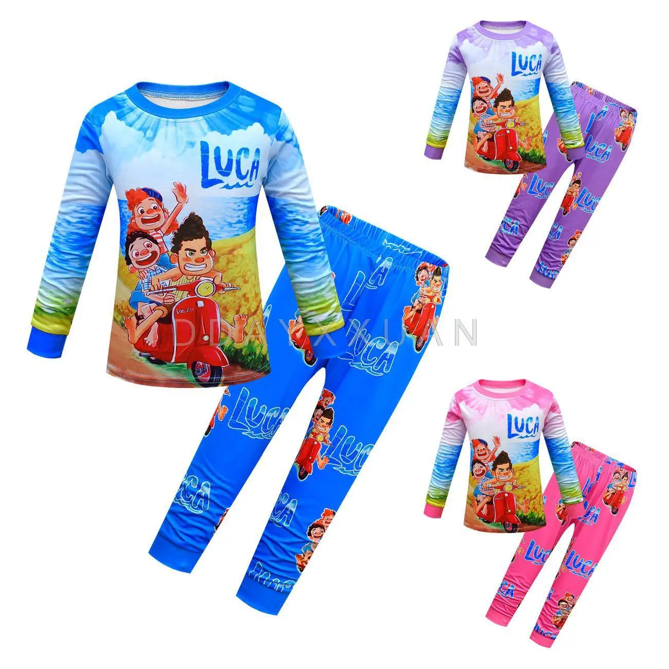 Новый комплект детской одежды зимняя хлопковая одежда Disney Luca для маленьких