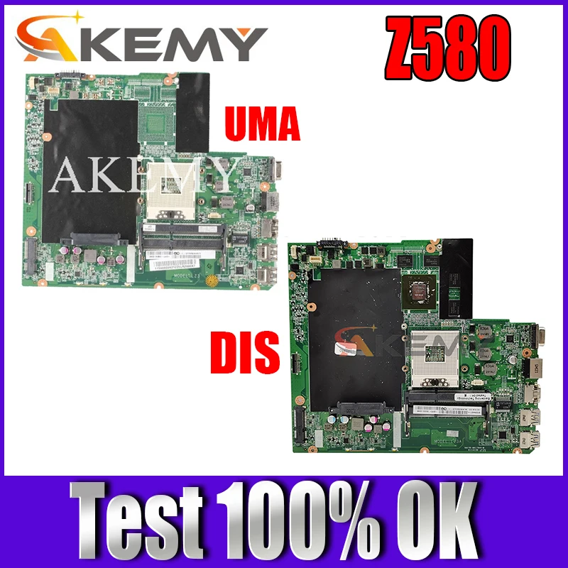 

For Lenovo Z580 Laotop Motherboard Mainboard HM76 USB3.0 Z580 DALZ3AMB8E0 Motherboard DIS GPU