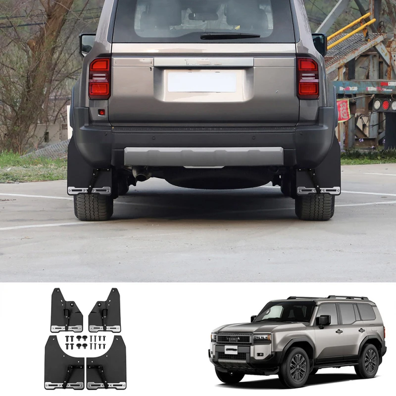 

Для Toyota Land Cruiser 250 Prado LC250 2024 2025 передние и задние колеса, брызговики, брызговики, брызговики, брызговики