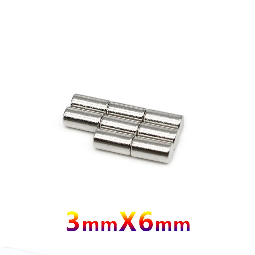 20/50/100/500/1000 шт. небольшие круглые неодимовые магниты 3x6 мм |