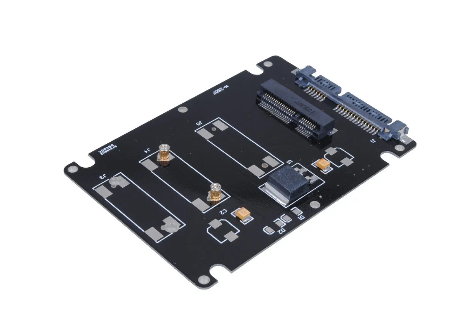 

1 шт. конвертер для mSATA Mini PCIE SSD, высококачественный Мини PCI-E mSATA SSD на 2,5 "SATA Корпус жесткого диска, Адаптер конвертера