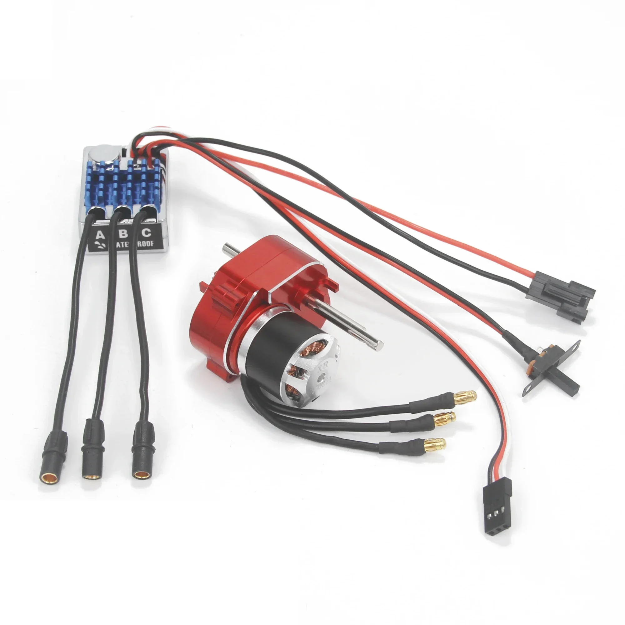Фото 2322 2600KV Бесщеточный двигатель Металлическая коробка передач AM32 45A ESC 7CH Передатчик 21G Сервопривод для радиоуправляемого автомобиля MN82 MN78 MN168 MN99 Power Combo №2