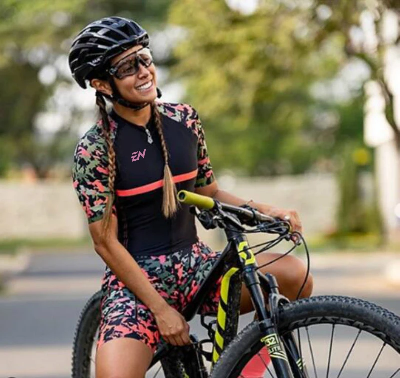 

2022 New skinsuit one Piece Tights Clothing Cycling Triathlon Skinsuit Sets Maillot Ropa Ciclismo Gel Men's MTB Bicycle Jersey
