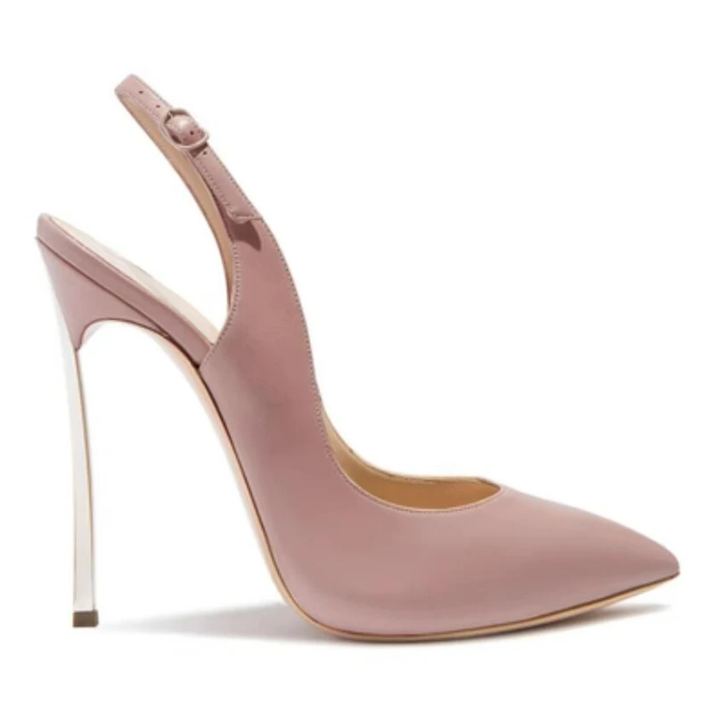 Розовый белый лакированный кожаный ремешок на спине туфли-лодочки каблуке 10 см с