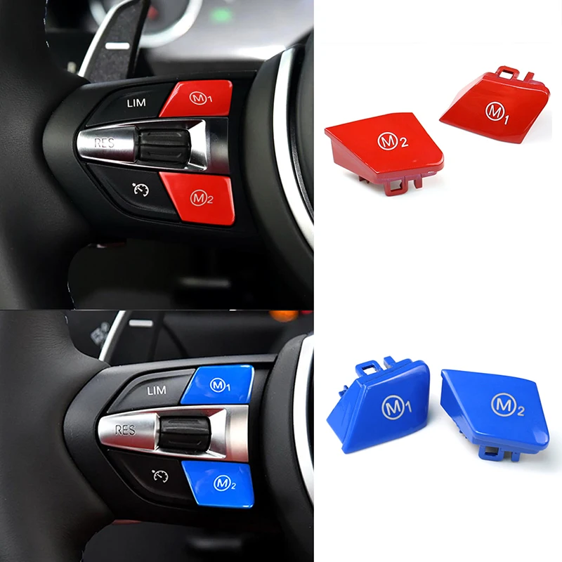 

Car Steering Wheel M1 M2 Mode Button for BMW M3 M4 M5 M6 X5M X6M with Start Engine Switch Button F10 F15 F16 F20 F22 F21 F23 F30