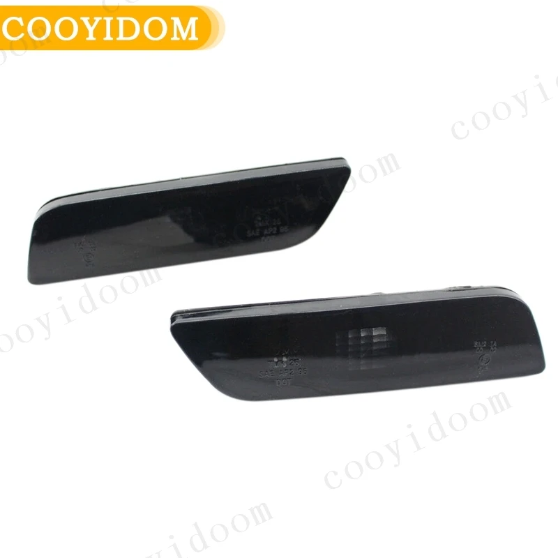 

1Pair Car Front Side Marker Turn Signal Light Lens Housing For Volvo S80 2002 2003 2004 2005 2006 30744360 30744361