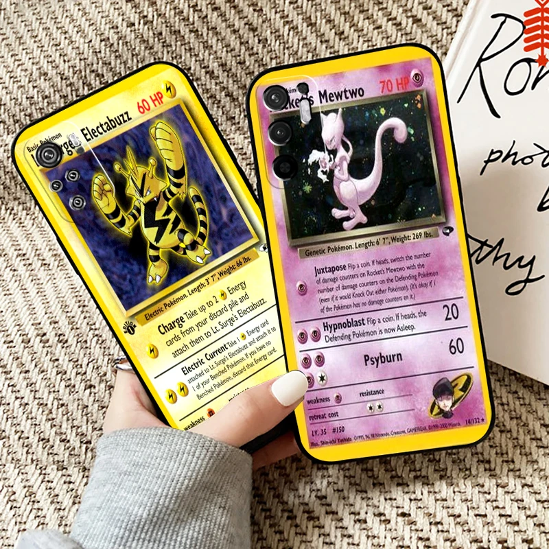 

Pokemon Cards Anime Phone Case For Xiaomi Redmi Note 10 10S 10T 9 9S 9T 5G For Redmi 10 9 9T 9A 9C Case Silicone Cover