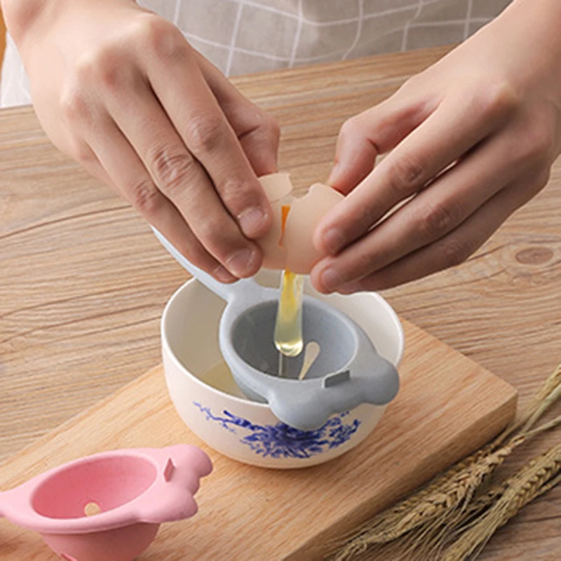 

Egg White and Yolk Separator Multifunctional Egg Liquid Filter Screening Gadget Baking Egg White Dividers Kitchen Accessories