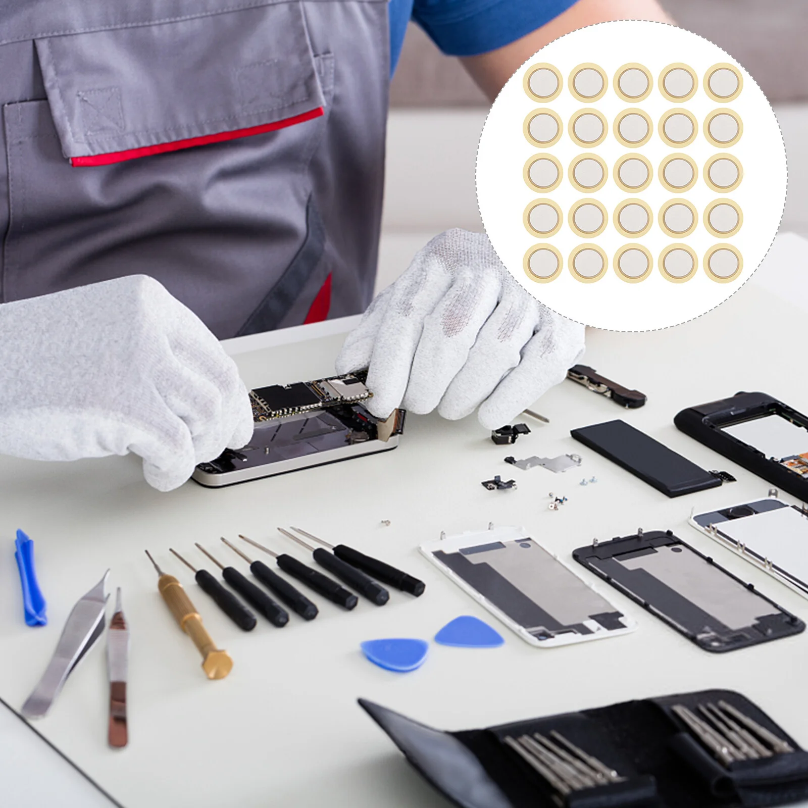 

50pcs Piezo Disc Diaphragm Elements Buzzer Copper Piezoelectric Ceramic Chips