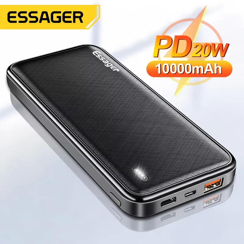 

PD 20W 10000mAh Power Bank Portable Charging External Battery Charger 10000 mAh Powerbank For iPhone mi PoverBank