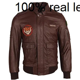 

Мужская куртка с вышивкой 100%, куртки из коровьей шкуры, коричневое, черное мягкое кожаное пальто, осенняя мужская одежда M251