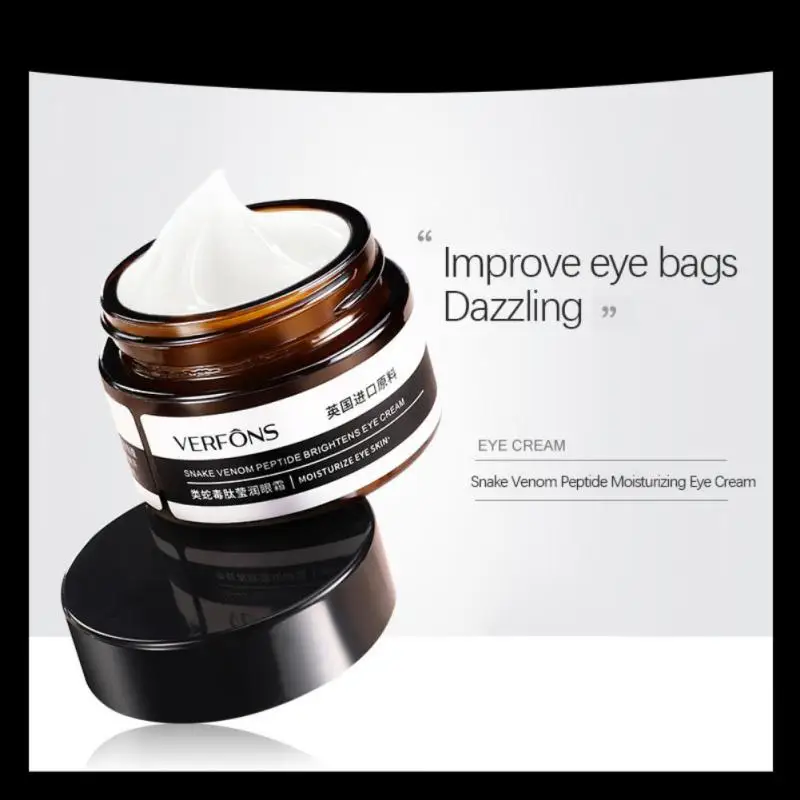 

Snake Venom Peptide Firming Eye Cream Moisturizes Dark Circles Diminishes Lines Remove Puffiness Anti Wrinkles Smooth Delicate