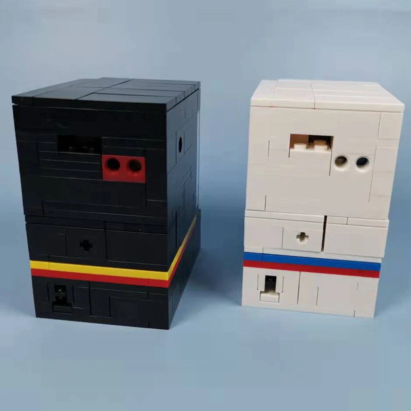 MOC головоломка коробка строительные блоки торговый автомат совместимый город