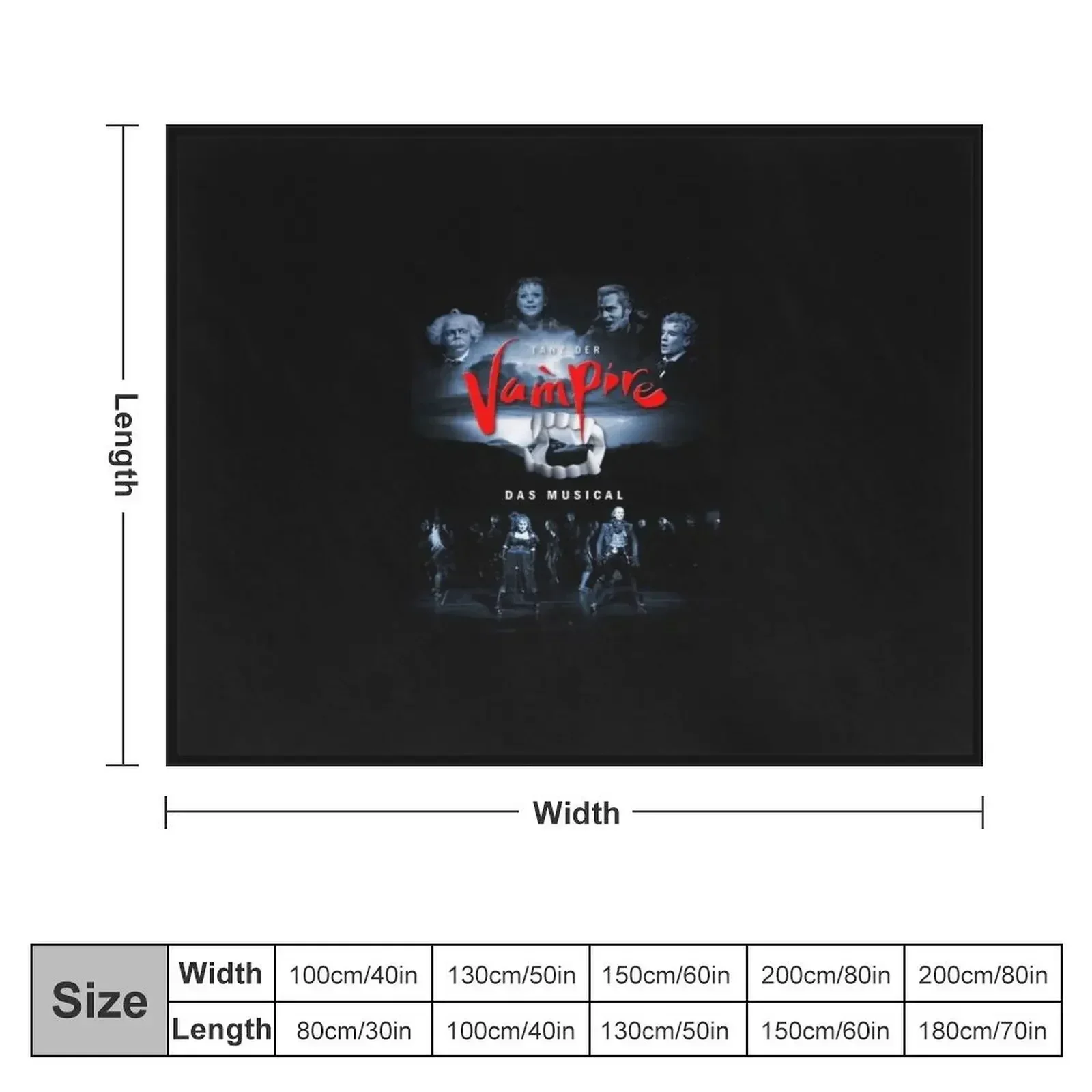 Танц дер вампир пледы для дивана тонкие одеяла