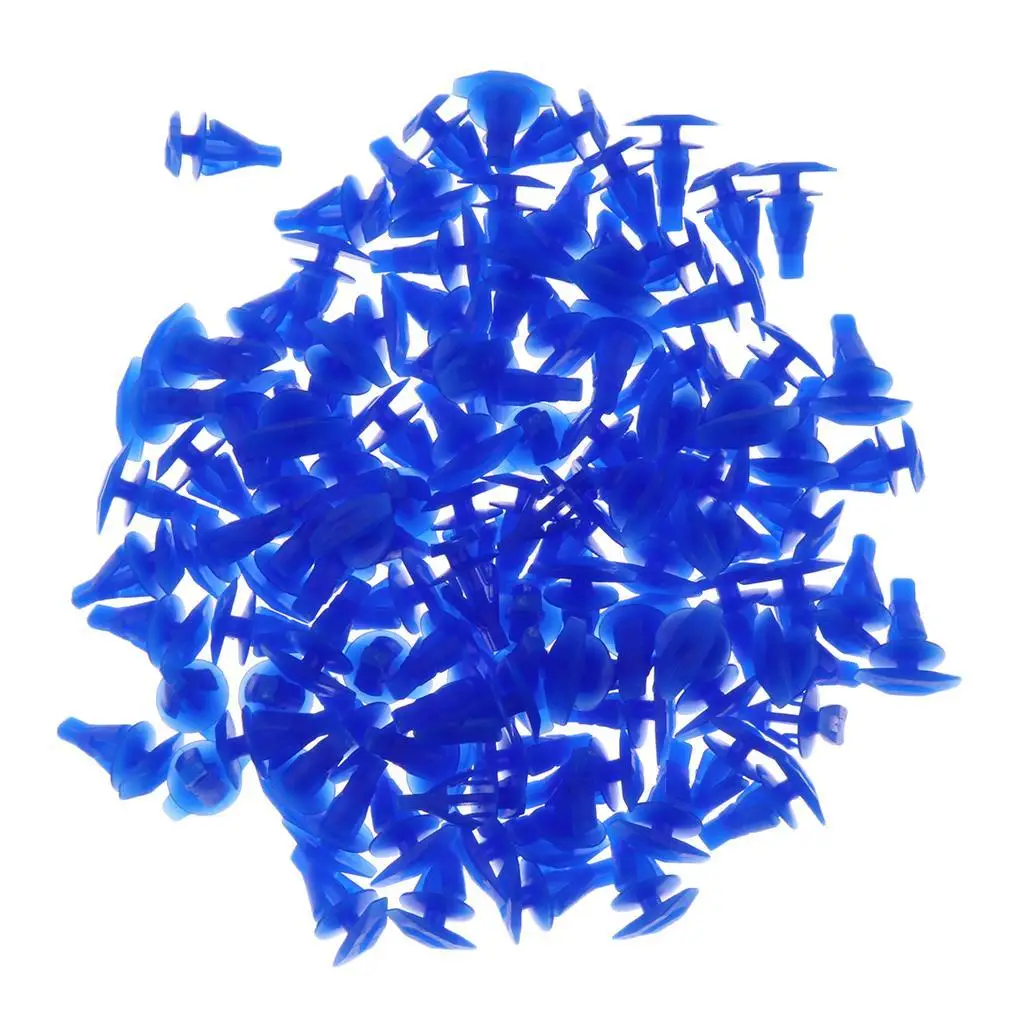 

100 Pieces Car Door Sealing Strip 7.8mm Push Rivets Retainer Clips Light Weight Excellent Insulation