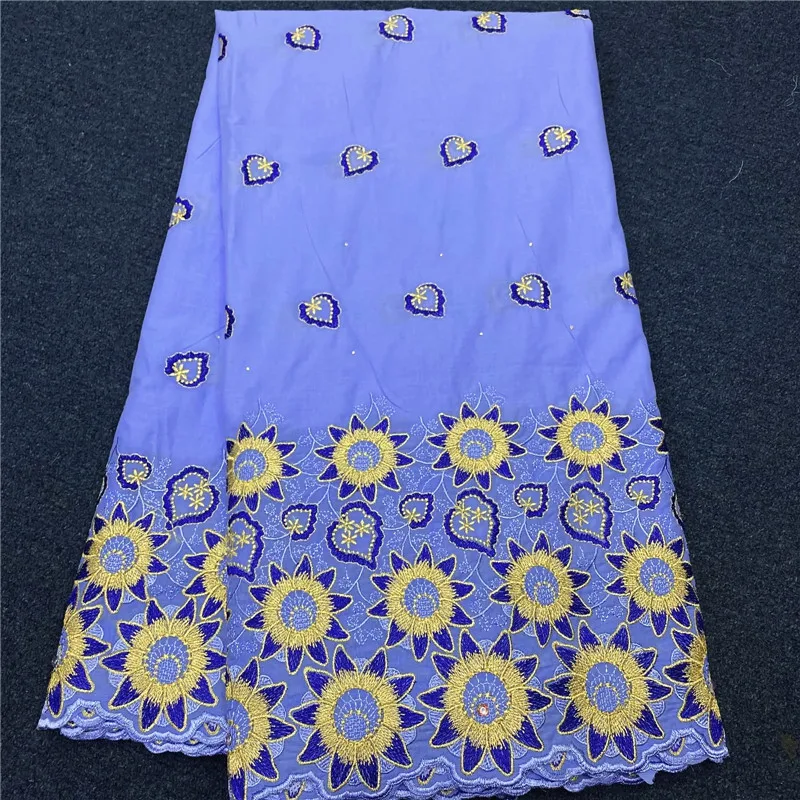 

5 ярдов 2023 хлопчатобумажная ткань Дубай Тяжелая вышивка бисером африканская сухая кружевная ткань швейцарская вуаль кружева в Швейцарии ...