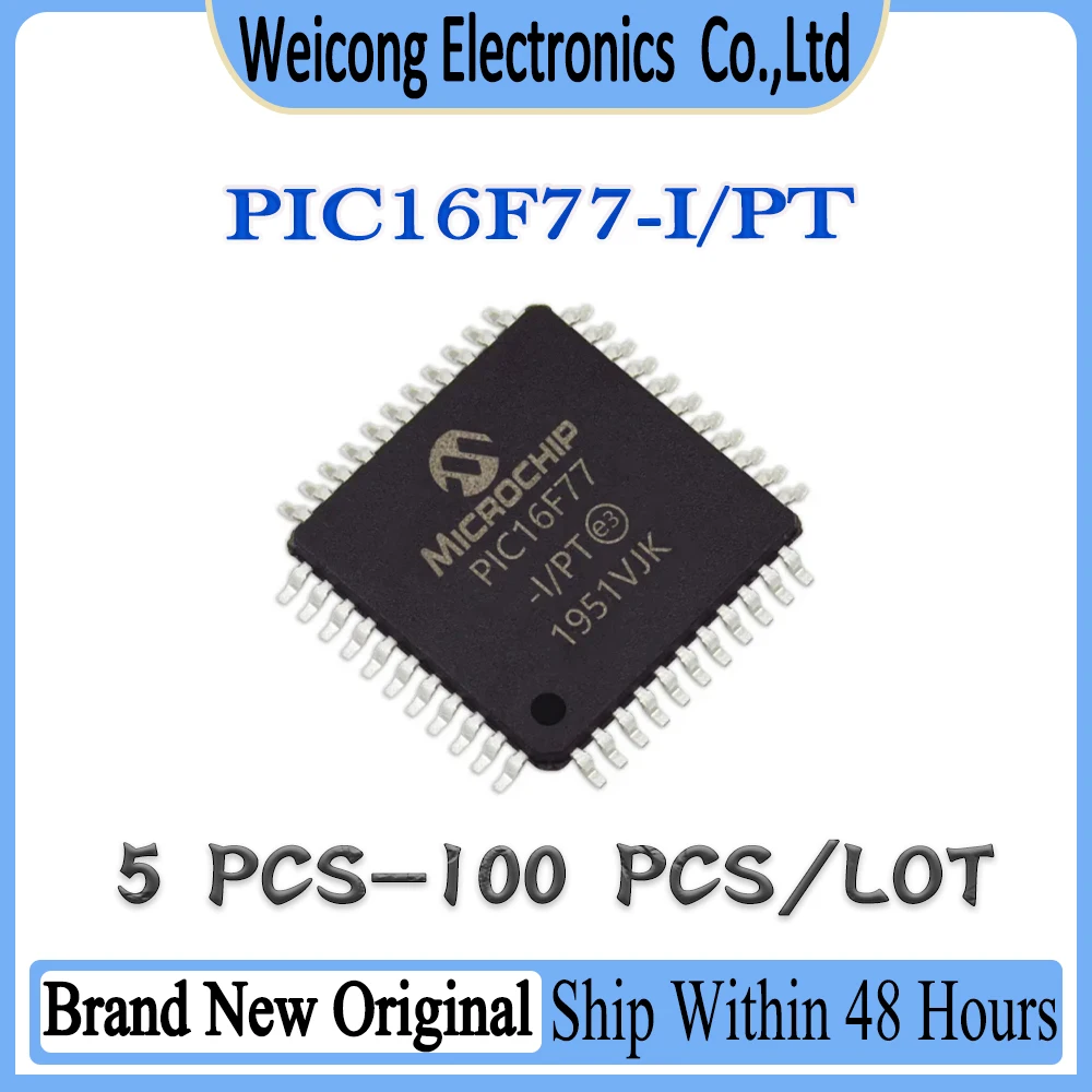 

PIC16F77-I/PT PIC16F77-I PIC16F77 PIC16F7 PIC16F PIC16 PIC1 PIC PI IC MCU Chip TQFP-44 100% Brand New Original