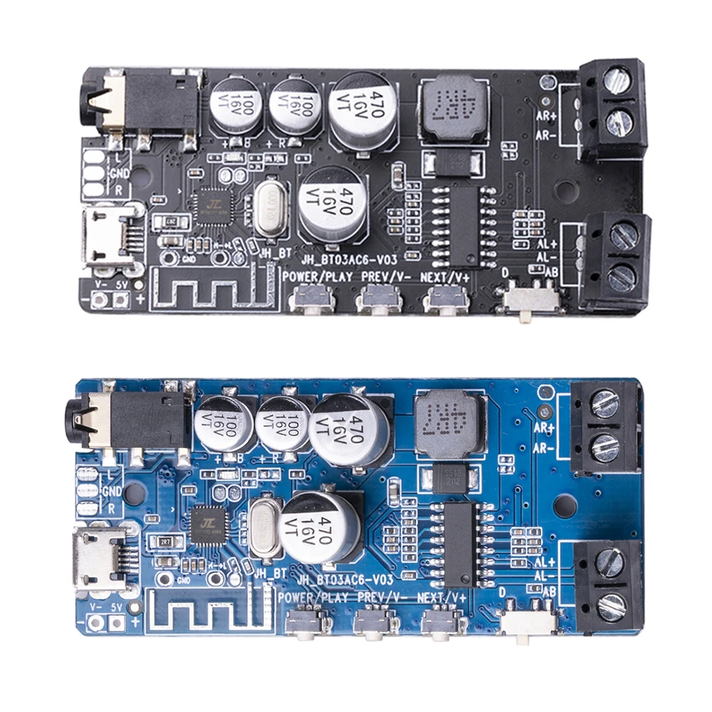 

3701 2x5W Bluetooth-compatible 5.0 Power Amplifier Audio Stereo Wireless Music Player Sound Card AMP Board