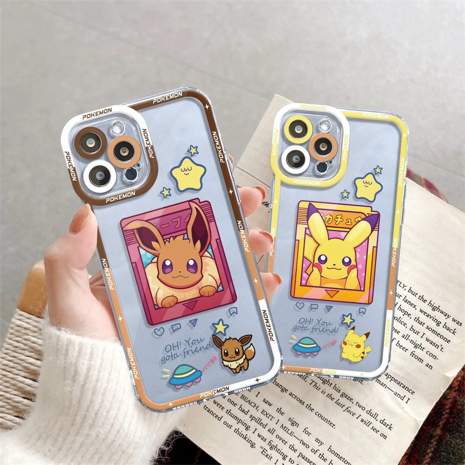

Cute Eevee Vaporeon Flareon Soft Case for Samsung Galaxy S22 Ultra S22 S21 FE A53 A22 Note 10 Lite A32 A12 Cover Silicone funda