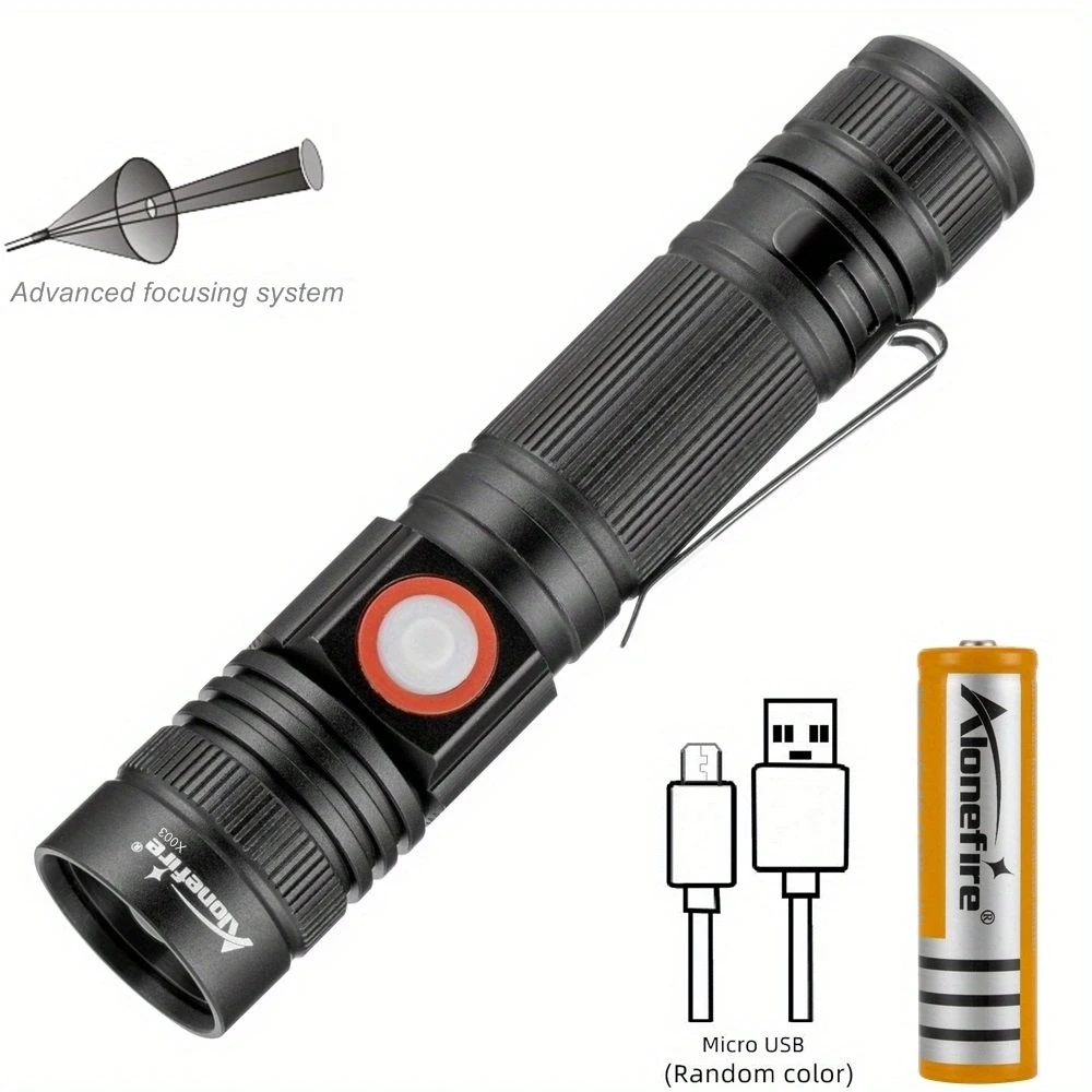 

Фонарик высокой мощности с зумом 10 Вт и Usb-зарядкой