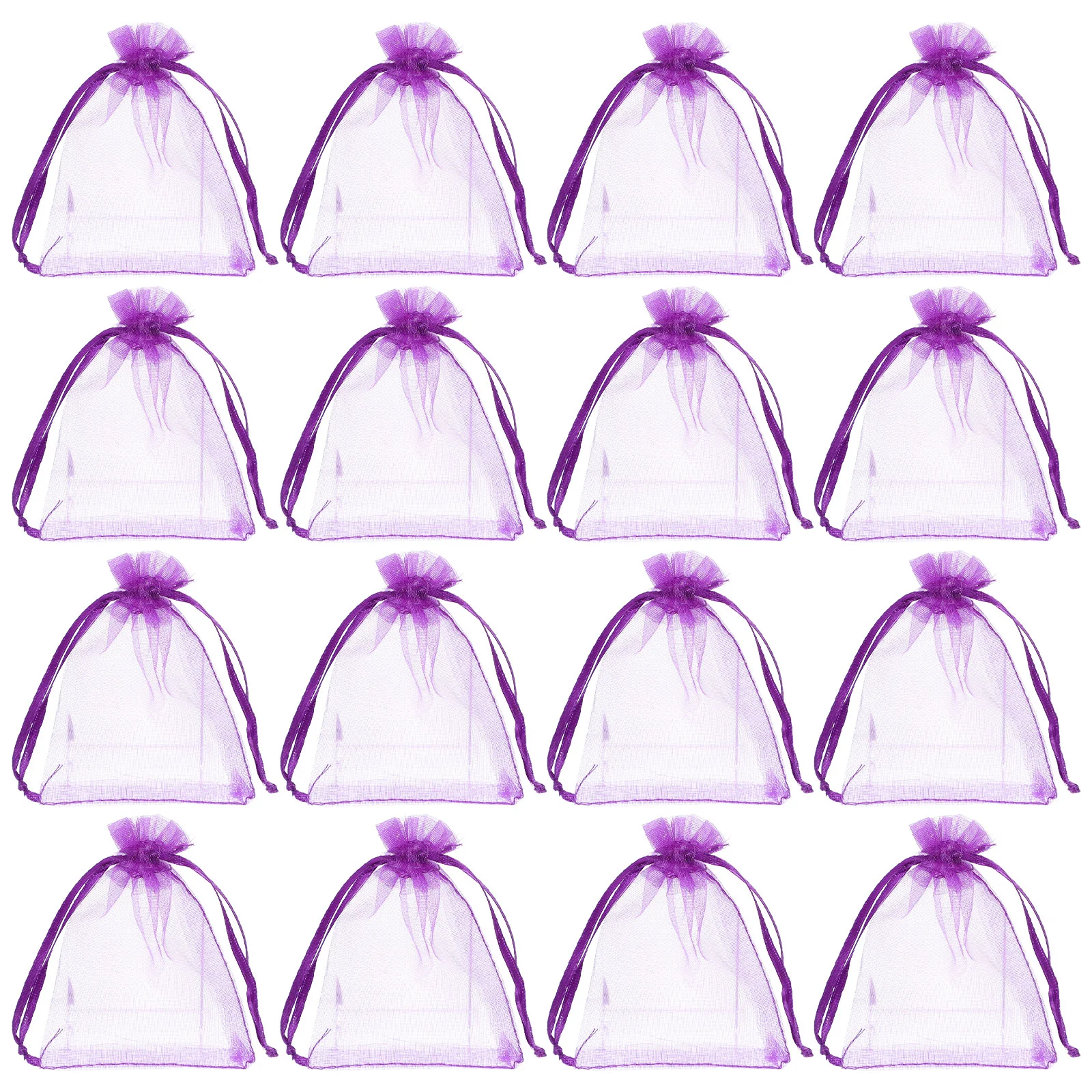 

100 Pcs Gift Bag Mini Bags Favors Present Pouches Drawstring Convenient Candy Organza Jewelry Gauze