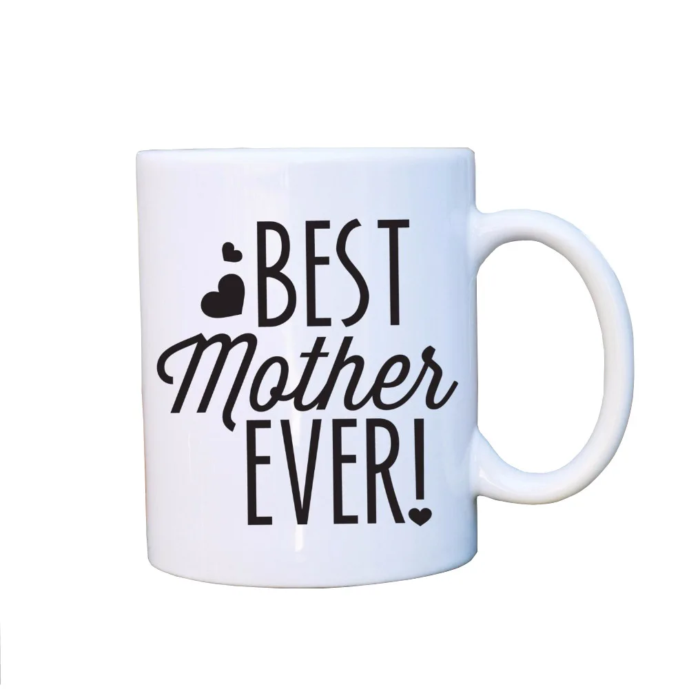 

Best Mother Ever Mother Cups Mom Mother's Day Gifts Beer Mugs Tea Kids Gifts Ceramic Coffee Mug Novelty Friend Gifts Home Decal