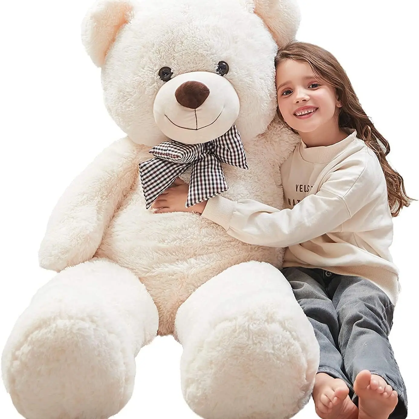 

Giant Teddy Bear Plush Stuffed Animals for Girlfriend or Kids 47 inch