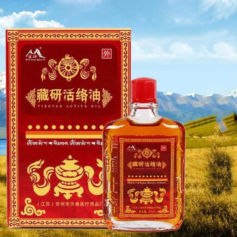 Китайское травяное масло для активного массажа сафлора плеч шейного сустава