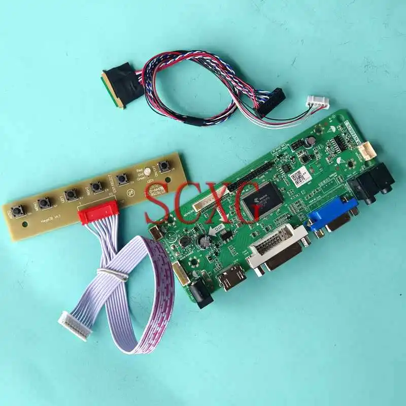 

For LP156WH4 LP156WH8 LP156WH9 Laptop Monitor Screen Controller Board 1366*768 DIY Kit 40 Pin LVDS VGA DVI 15.6" HDMI-Compatible