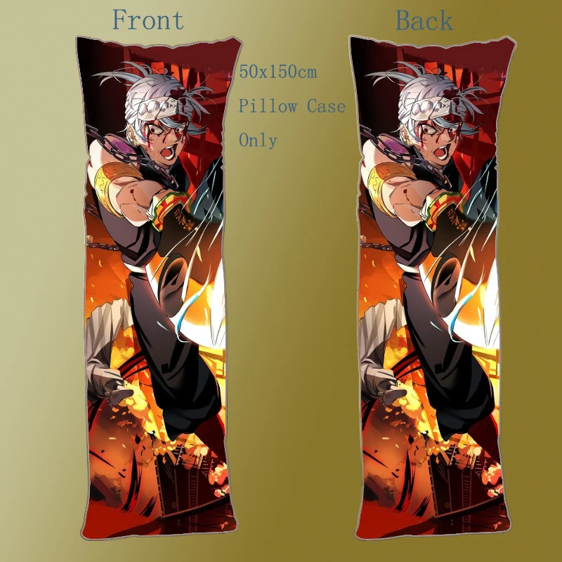 

Anime Dakimakura Body Pillow Case Demon Slayer Kimetsu no Yaiba Uzui Tengen cover Home Decoration Accessories 150x50cm