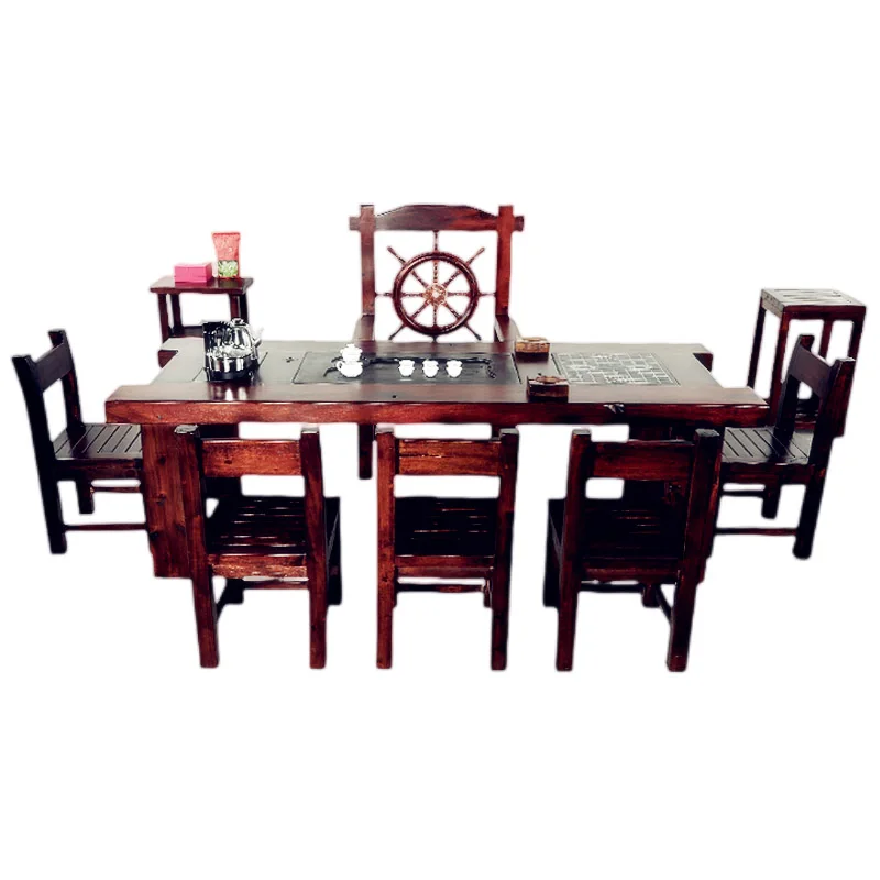 

TLL Combination Solid Wood Tea New Chinese Furniture Kung Fu Tea Brewing
