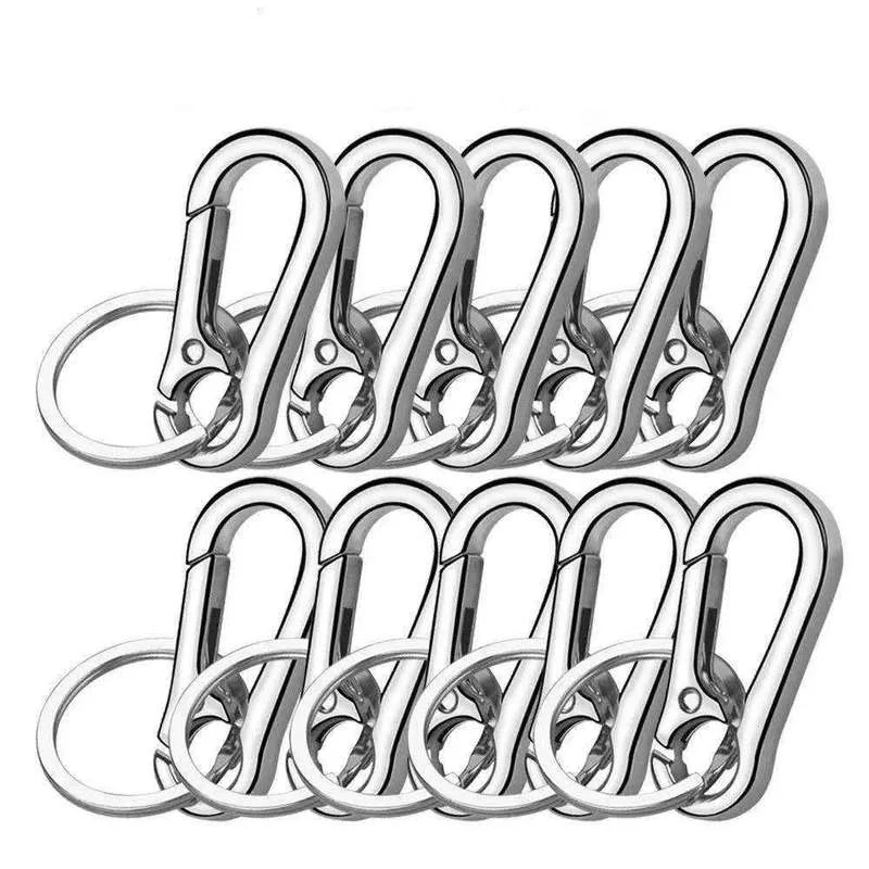 

Car Anti-lost Keychains Silver Black Gold Zinc Alloy Keychain Rings Fashion Gifts for Women Men Simple Mirror Lanyard for Keys