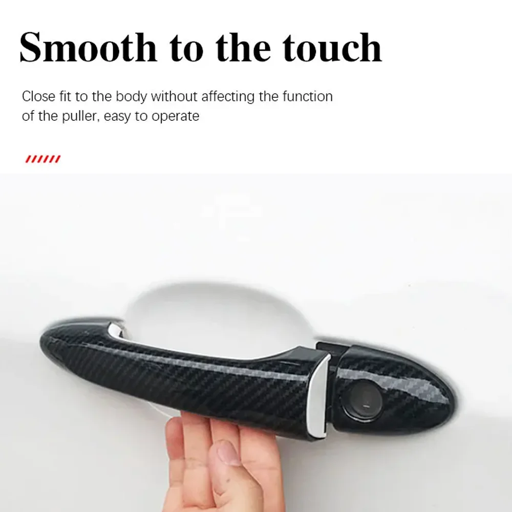 Крышка автомобильной дверной ручки для Toyota Yaris Vitz XP130 2012 ~ 2019 хромированная