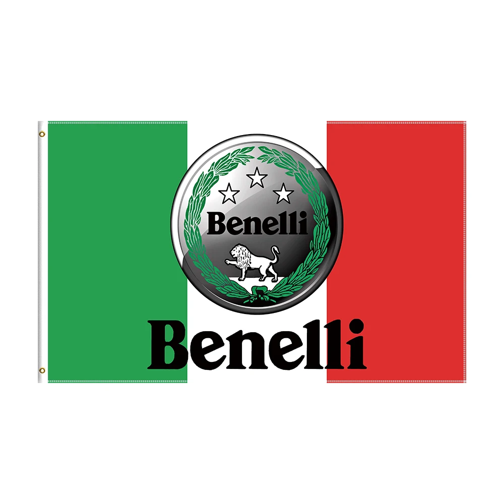

3x5 Ft BENELLIS Flag Polyester Printed Racing Motocrycle Banner For Decor
