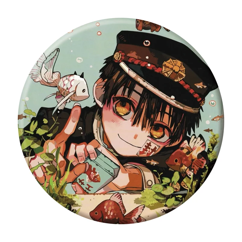 

Металлическая брошь Ханако-кун