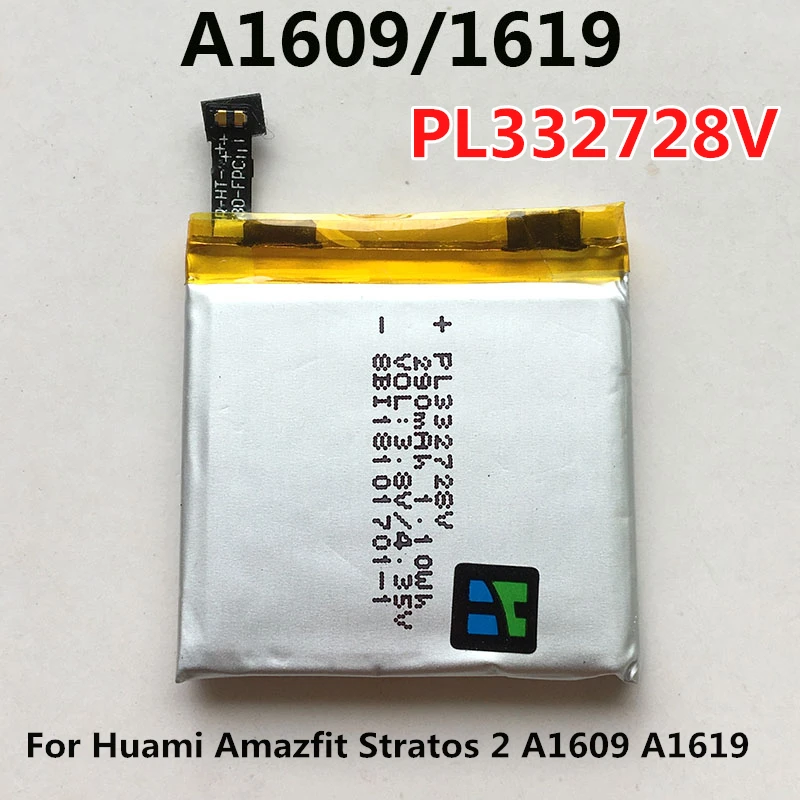 Аккумулятор для Huami Amazfit Bip Ares Pace A1609 Trex GTR 2 2e Stratos 3 Pop Pro 47 мм 42 GTS2 Mini PL 412120 H 402022 GH 402120 В
