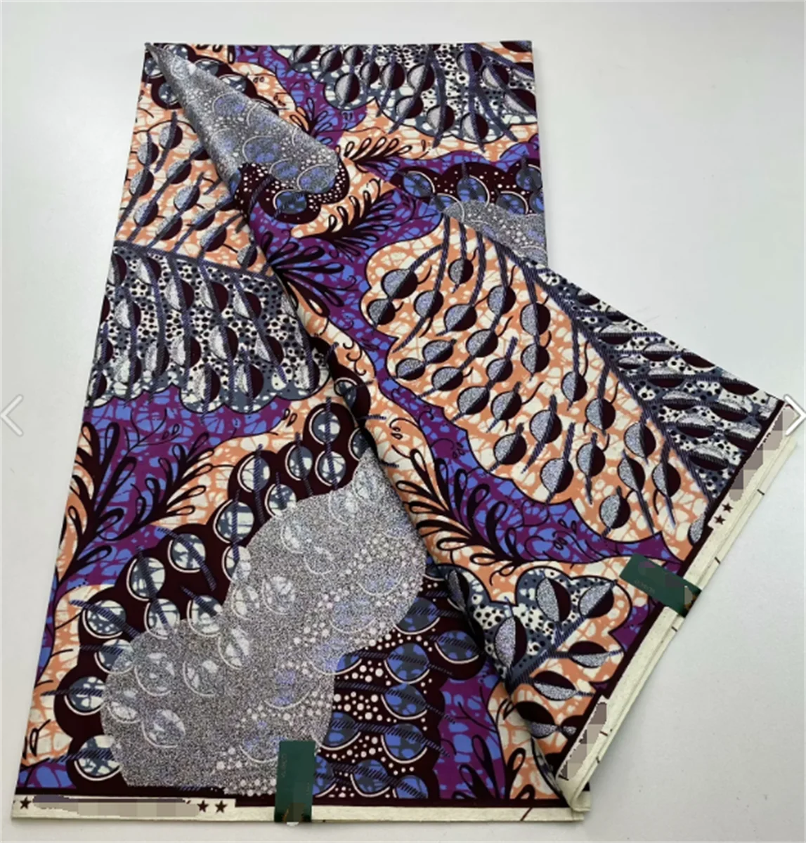 2024 новый стиль африканская ткань Supe-V hollande нигерийский золотой восковой принт