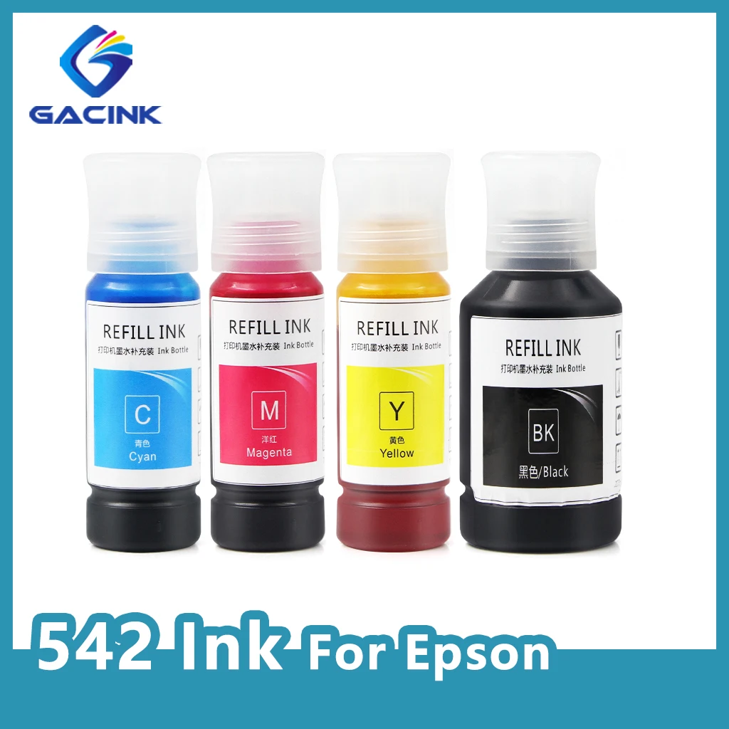 

GACINK 542 T542 Dye Ink Bottle For Epson ET-5880 ET-5170 ET-5800 ET-5850 ET-5880 ET-16600 ET-16650 ST-C8000 ST-C8090